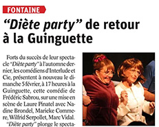 Diète Party à La Guinguette, le 05 fév 2023
